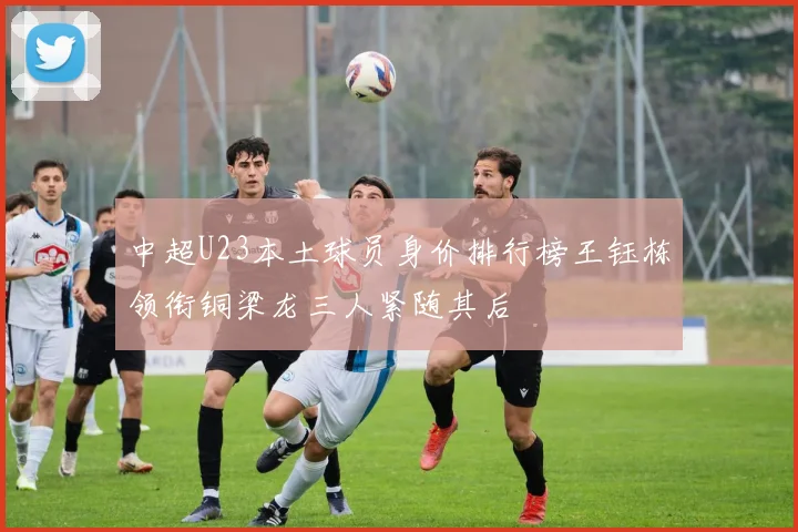 中超U23本土球员身价排行榜王钰栋领衔铜梁龙三人紧随其后